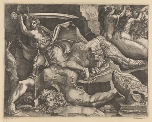 David enthauptet Goliath