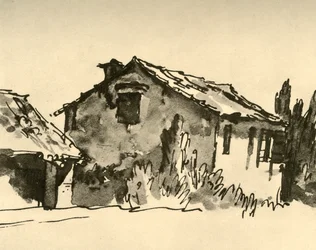 Landhaus, Mitte des 18. Jahrhunderts