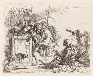 Der Tod gibt Audienz, aus Vari capricci (Verschiedene Capriccios)