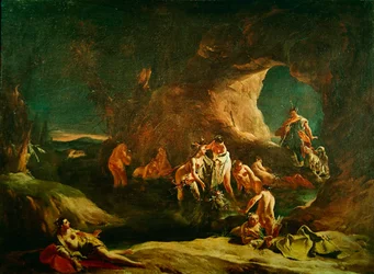 Diana und Acteon, um 1720-21