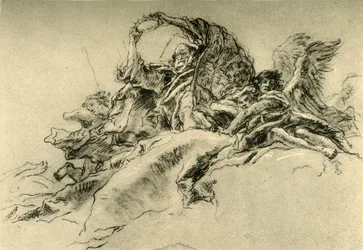 Gott der Vater und Engel, ca. 1754, 1928