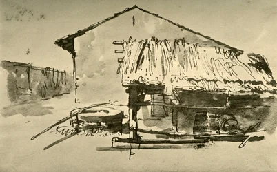 Innenhof eines Bauernhofs