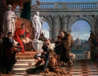 Maecenas stellt Augustus die Künste vor, 1743