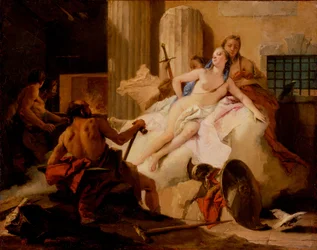 Skizze für "Venus und Vulkan"