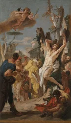 Studie für "Das Martyrium des heiligen Sebastian" (für das Augustinerkloster in Diessen, Deutschland)