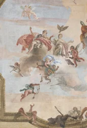 Der Fall der Dämonen, Geschichten von Scipio, Detail, 1731 (Detail)