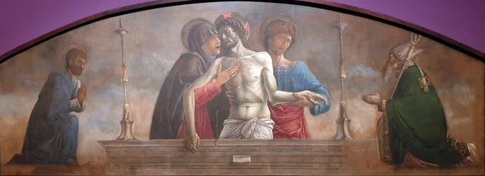 Die Klage mit den Heiligen Markus und Nikolaus von Bari