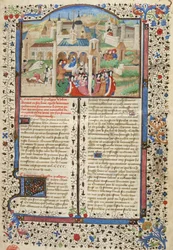 Decameron, Abreise der Erzähler des Decameron aus Florenz