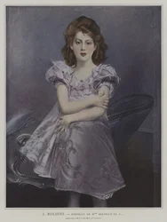 Porträt von Mademoiselle Beatrice de C...