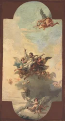 Die Apotheose eines Papstes und Märtyrers