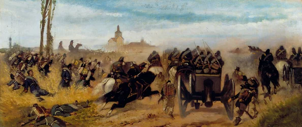 Episode des Angriffs auf die Madonna der Entdeckung, um 1864