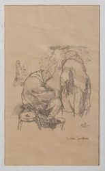 Frauen auf dem Markt 1918