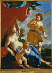 Venus und Adonis auf der Jagd