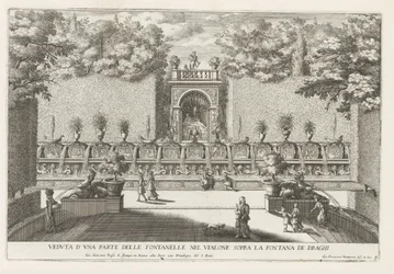 Brunnen in den Gärten der Villa d