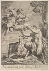 Pan von Diana getäuscht, 1675-1741