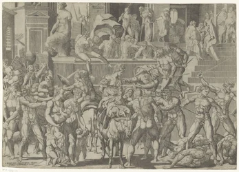 Schlacht zwischen den Römern und den Sabinern