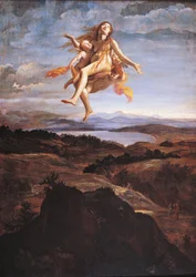 Die von Engeln in den Himmel aufgenommene Maria Magdalena, von Giovanni Lanfranco (1582-1647)