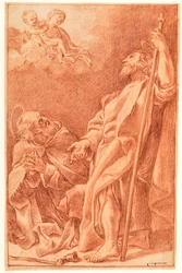 Madonna mit Kind und den Heiligen Antonius dem Abt und Jakobus dem Älteren