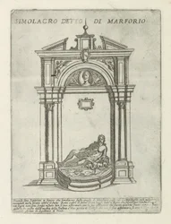 Fontein met het beeld van Marforio