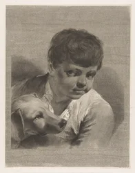 Junge mit Hund