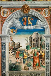 Wandmalereien im Saal des Tierkreises, Palazzo d