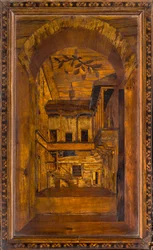 Lignaeanischer Kanonischer Chor, eingelegt von Giovanni Maria Platina 1484, Oberer Stand