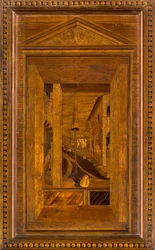 Lignaeanischer Kanonischer Chor, eingelegt von Giovanni Maria Platina 1484, Oberer Stand