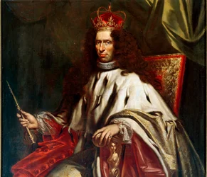 Porträt von Antonio Grimaldi, Doge von Genua von 1703 bis 1705 (Gemälde von Giovanni Maria Delle Piane)
