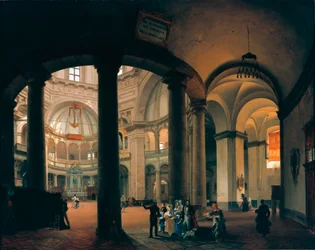 Ansicht aus dem Inneren der Basilika San Lorenzo