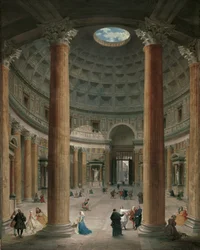 Innenansicht des Pantheons, Rom