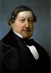 Porträt von Gioachino Antonio Rossini (Detail)