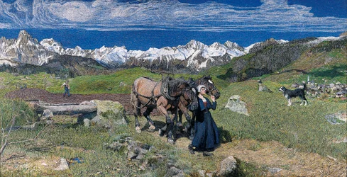 Frühling in den Alpen, 1897
