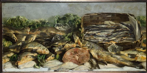 Stillleben mit Fisch