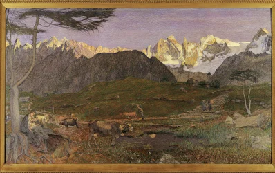 Schweiz, St. Moritz, Alpines Triptychon: Das Leben