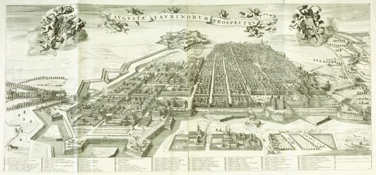 Ansicht von Turin, 1672