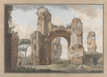 Innenansicht der Bäder von Caracalla