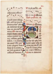 Der Psalmist im Meer, Initiale 