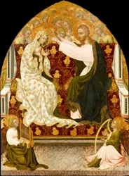Krönung der Jungfrau Maria, ca. 1455.
