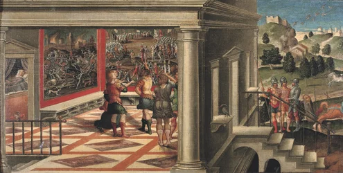 Szenen aus Orlando Furioso (Detail)