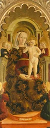Thronende Madonna