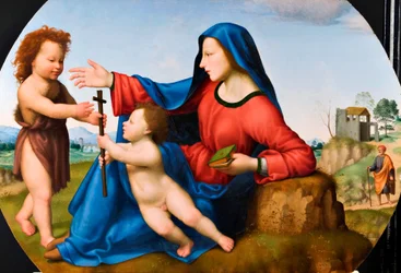 Madonna und Kind mit dem jungen Johannes dem Täufer