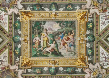 Halle der Latona: die Göttin, Rocca dei Rossi, San Secondo, Parma, Italien