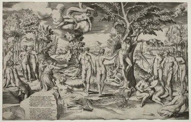 Liebe in den Elysischen Feldern, 1563