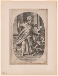 Der heilige Paulus überwindet die Viper