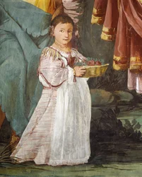 Krönung der Nymphe Amaryllis, Gewinnerin des Kusswettbewerbs von Giulio Carpioni