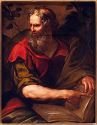 Darstellung des Apostels Simon der Zelot (oder Simon der Kanaanäer). Gemälde von Giulio Cesare Procaccini (1574-1625)