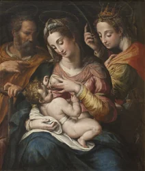 Die Heilige Familie mit St. Katharina, ca. 1600