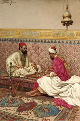 Die Backgammon-Spieler