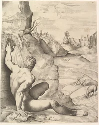 Johannes der Täufer in der Wildnis, ca. 1545-55