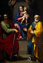 Madonna und Kind mit St. Paul und St. Peter